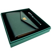 Elegancki Zestaw Prezentowy - Skórzany Notes A6 i Długopis w Pudełku  (5).jpg