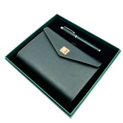 Elegancki Zestaw Prezentowy - Skórzany Notes A6 i Długopis w Pudełku  (6).jpg