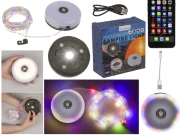Lampa Campingowa LED 4w1 - Latarka, Powerbank i Girlanda 10m  (2).webp