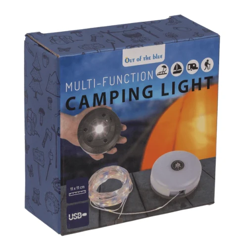 Lampa Campingowa LED 4w1 - Latarka, Powerbank i Girlanda 10m  (3).webp