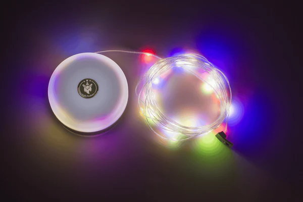 Lampa Campingowa LED 4w1 - Latarka, Powerbank i Girlanda 10m  (5).webp