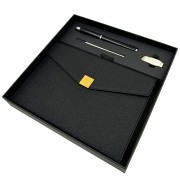 Elegancki Zestaw Prezentowy - Skórzany Notes A6 i Długopis w Pudełku  (4).jpg