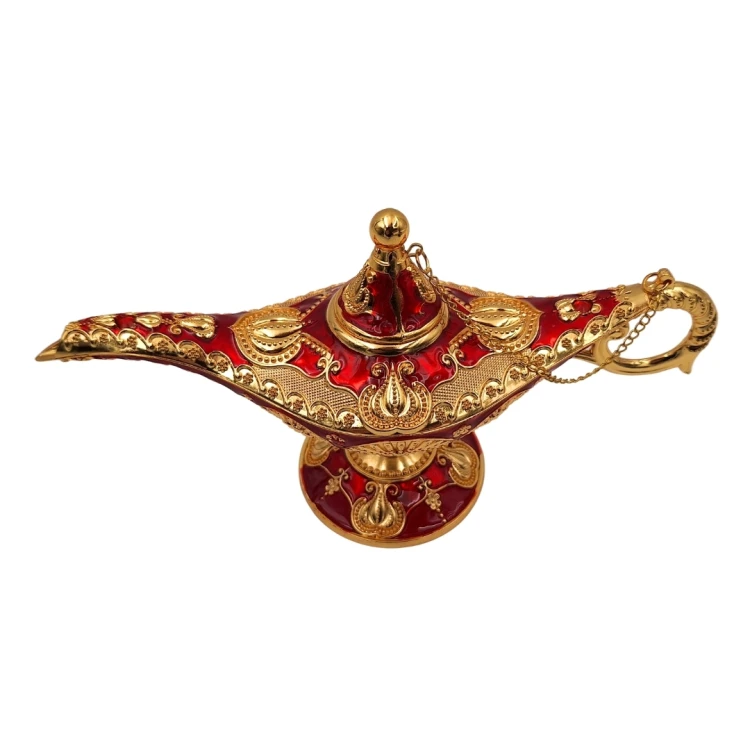 Lampa Alladyna - Orientalna dekoracja retro złota 22cm  (1).jpg