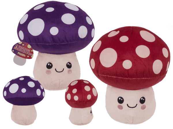Pluszowy Grzybek Kawaii - Miękka maskotka przytulanka 21cm  (2).webp