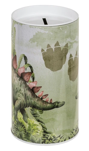 Skarbonka Metalowa Dinozaur - Puszka na oszczędności dla dzieci  (1).webp