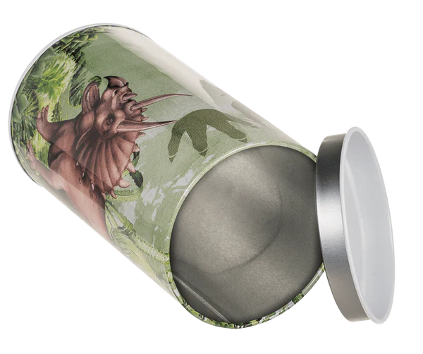 Skarbonka Metalowa Dinozaur - Puszka na oszczędności dla dzieci  (6).webp