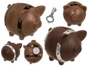 Skarbonka Ceramiczna Świnka Beczka - Duża skarbonka na kluczyk  (2).webp