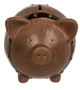 Skarbonka Ceramiczna Świnka Beczka - Duża skarbonka na kluczyk  (5).webp