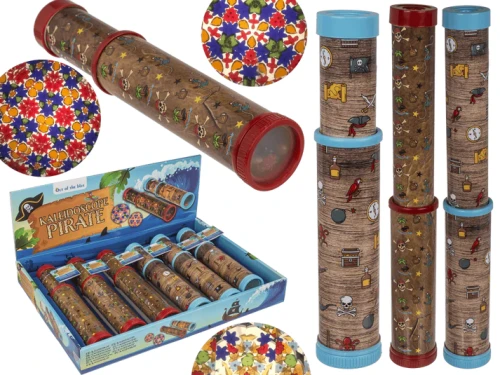 Kalejdoskop Piraci 32 cm - zabawka optyczna dla dzieci morska przygoda  (2).webp