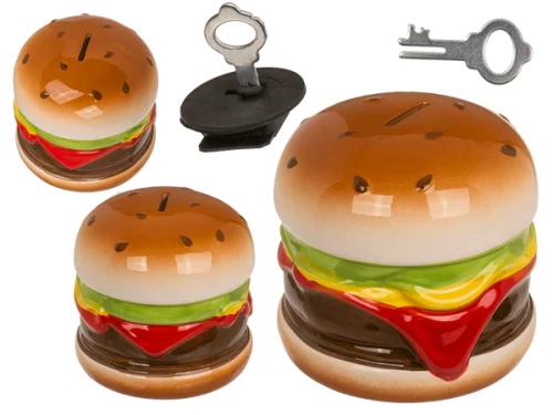 SKARBONKA HAMBURGER BURGER 3D ŻARŁOKA FAST FOOD 2