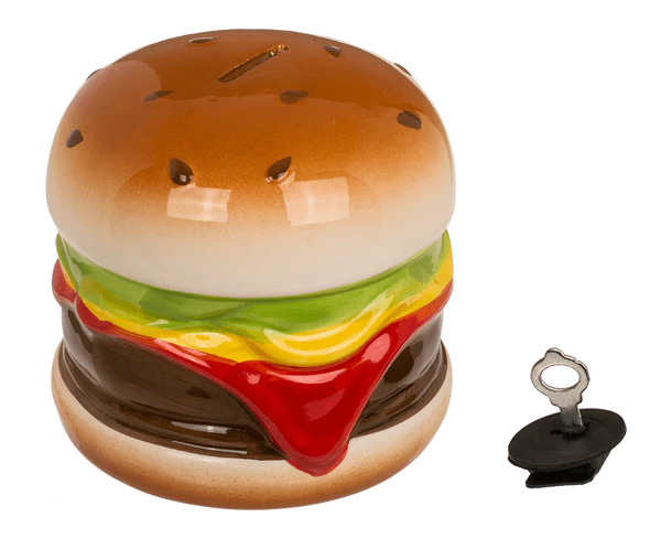 SKARBONKA HAMBURGER BURGER 3D ŻARŁOKA FAST FOOD 3
