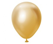 Balony chromowane złote 13 cm - 100 szt. małe 5 cali Kalisan