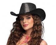 Kapelusz kowbojski Rodeo Party czarny - męskie nakrycie głowy szeryfa