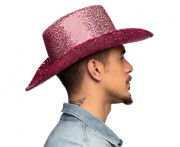Różowy kapelusz kowbojski Rodeo - damski kapelusz na panieński