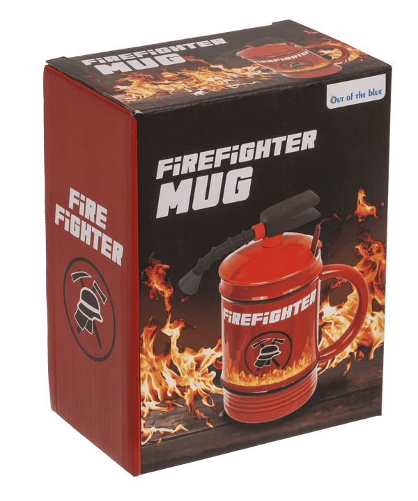 Kubek Ceramiczny Strażak Gaśnica Butla Stylowy Gadżet dla Bohaterów 450 ml 2
