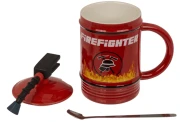 Kubek Ceramiczny Strażak Gaśnica Butla Stylowy Gadżet dla Bohaterów 450 ml 5