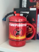 Kubek Ceramiczny Strażak Gaśnica Butla Stylowy Gadżet dla Bohaterów 450 ml zdjęcie realne 7.jpeg