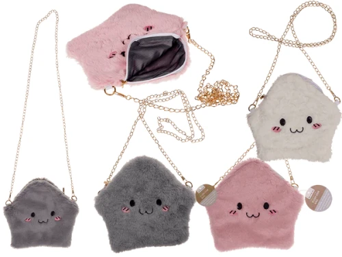 Pluszowa Torebka Gwiazdka - Miękka Torebka na Ramię dla Dziewczynki  (3).webp