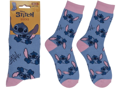 Skarpetki Stitch - Kolorowe Skarpetki Bajkowe Rozmiar 36-43  (3).webp