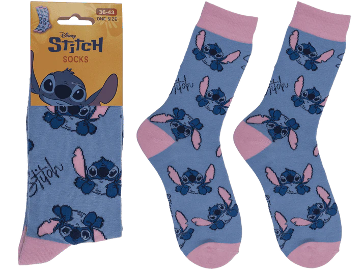 Skarpetki Stitch - Kolorowe Skarpetki Bajkowe Rozmiar 36-43  (3).webp