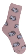 Skarpetki Hello Kitty dla Dzieci - Różowe Skarpetki Bajkowe 28-35  (4).webp