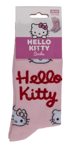 Skarpetki Hello Kitty - Różowe Skarpetki Damskie Rozmiar 36-43  (2).webp