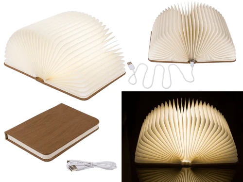 Lampa LED w Formie Książki - Magiczne Światło i Designerski Gadżet  (3).webp