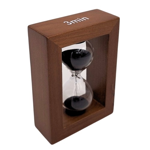 Klepsydra Piaskowa 3 Minuty - Drewniana Klepsydra do Herbaty i Biura  (2).jpg