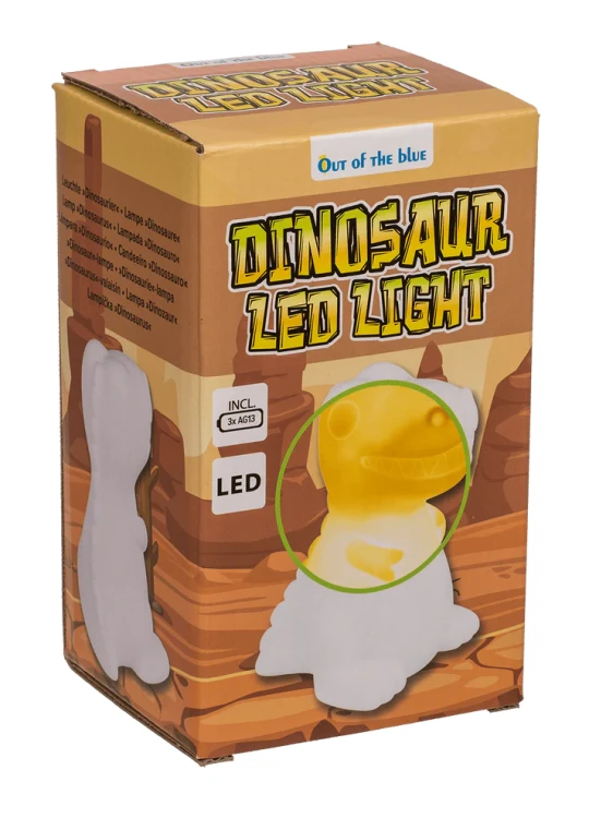 Lampka Nocna LED Dinozaur - Figurka T-Rex Triceratops do Pokoju Dziecka  (1).webp