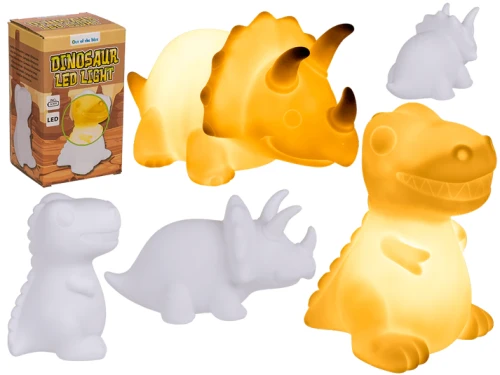 Lampka Nocna LED Dinozaur - Figurka T-Rex Triceratops do Pokoju Dziecka  (6).webp