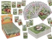 Karty do Gry Dinozaury - Talia 54 Karty T-Rex dla Dzieci Prehistoria  (2).webp