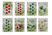Karty do Gry Dinozaury - Talia 54 Karty T-Rex dla Dzieci Prehistoria  (6).webp