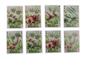 Karty do Gry Dinozaury - Talia 54 Karty T-Rex dla Dzieci Prehistoria  (7).webp
