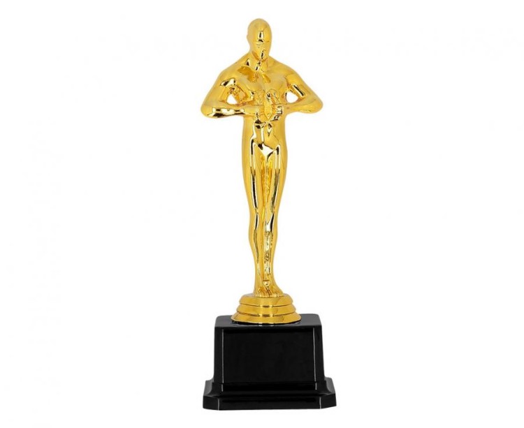 Statuetka filmowa Oscar Golden Winner 21 cm - złoty puchar nagroda