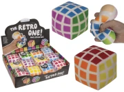 Kostka antystresowa retro puzzle - gniotek piankowy logiczny 6cm  (1).webp
