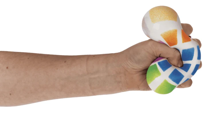 Kostka antystresowa retro puzzle - gniotek piankowy logiczny 6cm  (5).webp