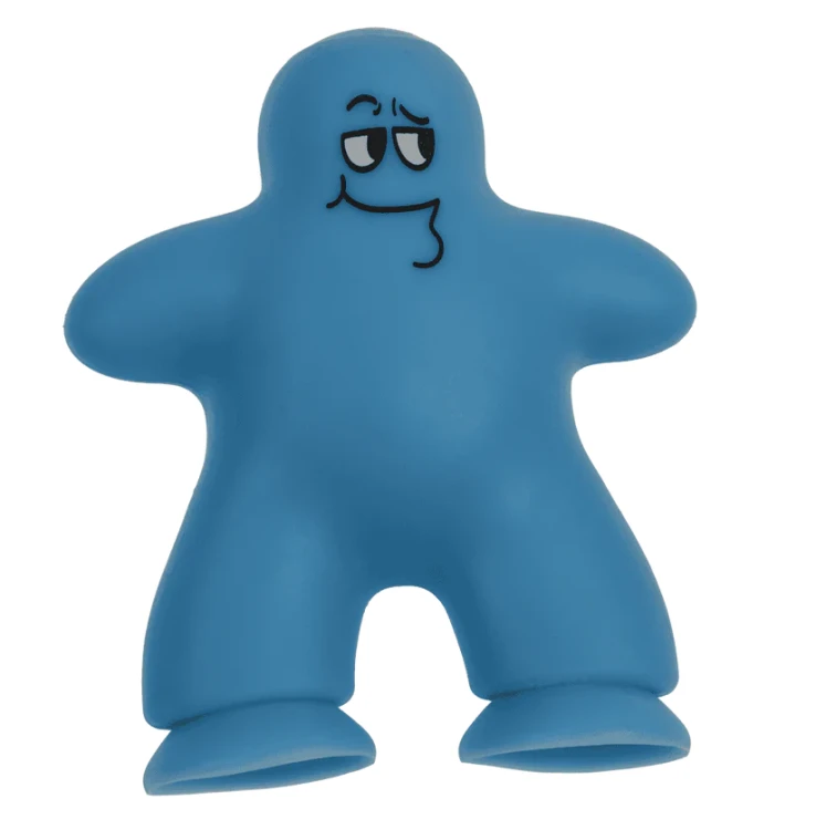 Ludzik antystresowy z przyssawkami - śmieszny gniotek na szybę 9cm  (5).webp