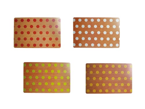 PODKŁADKA NA STÓŁ W GROCHY KROPKI NACZYNIA MATA 2