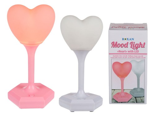 LAMPKA DEKORACYJNA SERCE LED SERDUSZKO NOCNA BIURKO 2