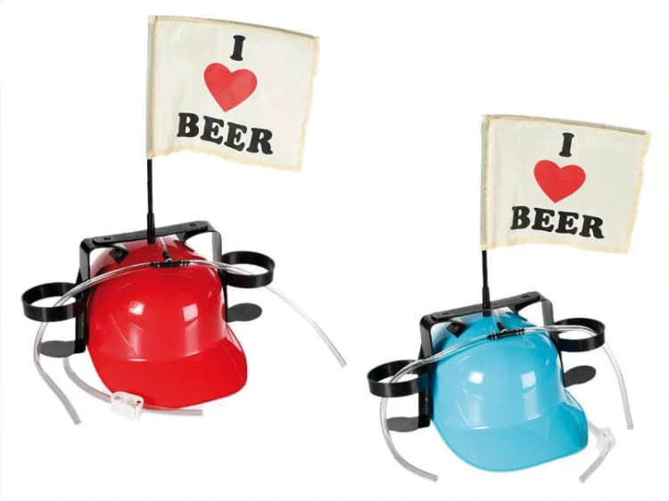 HEŁM DO PICIA Z FLAGĄ PIWA PIWNY IMPREZOWY BEER 2