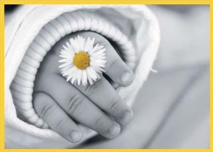 Karnet kolory z kopertą Pocztówka Rączka Dziecka