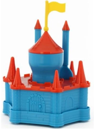 ZESTAW DZIECIĘCY ZAMEK RYCERSKI NIEJADKA NIEBIESKI KUBEK 2X TALERZ MISKA SZTUĆCE WIDELEC ŁYŻKA