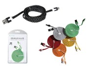 KABEL USB Z MICRO USB 2M PLECIONY ANDROID LAPTOP 2
