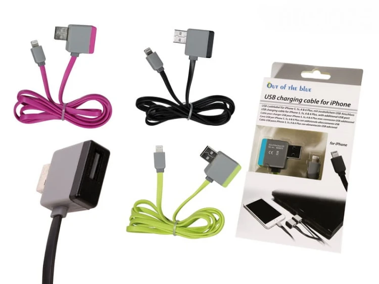 KABEL USB Z MICRO USB DO IPHONNE 120 CM PORT USB 2