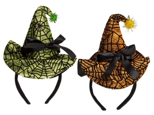 OPASKA HALLOWEEN KAPELUSZ CZAROWNICY PRZEBRANIE 2