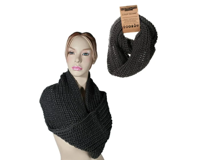 SZAL - KOMIN SZALIK DAMSKI ZIMOWY DUŻY GRUBY TUBA 1