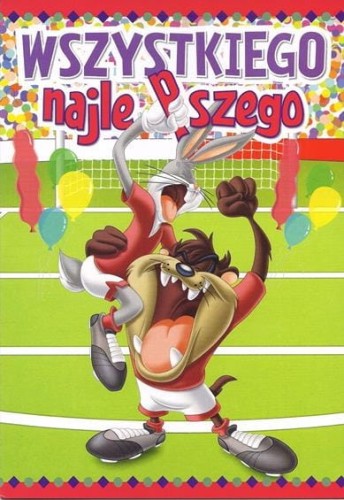 Karnet Looney Tunes z kopertą Pocztówka z Życzeniami 1