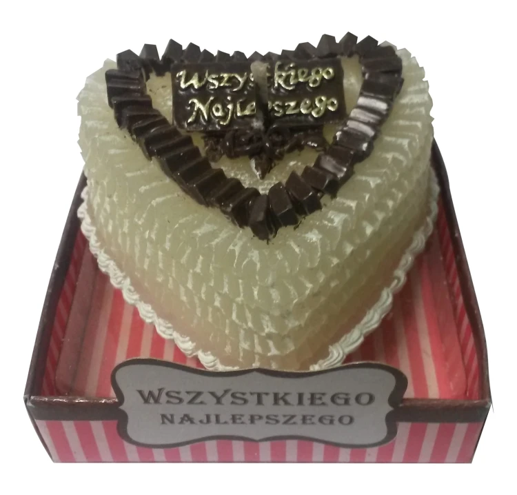 ŚWIECZKA DEKORACYJNA WSZYSTKIEGO NAJLEPSZEGO TORT