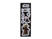 NAKLEJKI STAR WARS 3D ZESTAW 6 SZT. GWIEZDNE WOJNY 1