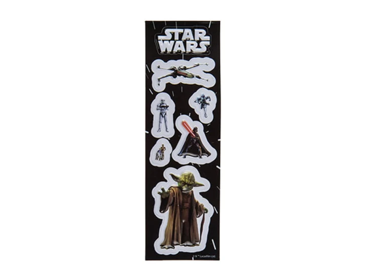 NAKLEJKI STAR WARS 3D ZESTAW 6 SZT. GWIEZDNE WOJNY 1